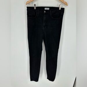 Judy Blue Sz 13/31 Stretch Skinny Fit Black Med Rise Jeans Denim USA U4